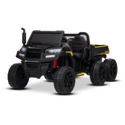 Farmárske elektrické autíčko RIDER 6X6 24V s pohonom štyroch kolies 4X 200W,  Dvojmiestne