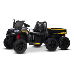 Farmárske elektrické autíčko RIDER 6X6 24V s pohonom štyroch kolies 4X 200W,  Dvojmiestne