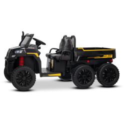 Farmárske elektrické autíčko RIDER 6X6 24V s pohonom štyroch kolies 4X 200W,  Dvojmiestne