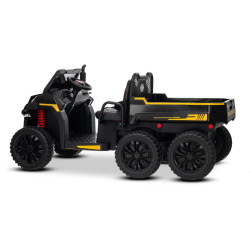 Farmárske elektrické autíčko RIDER 6X6 24V s pohonom štyroch kolies 4X 200W,  Dvojmiestne