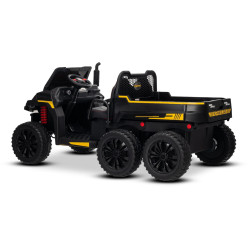 Farmárske elektrické autíčko RIDER 6X6 24V s pohonom štyroch kolies 4X 200W,  Dvojmiestne