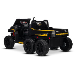 Farmárske elektrické autíčko RIDER 6X6 24V s pohonom štyroch kolies 4X 200W,  Dvojmiestne