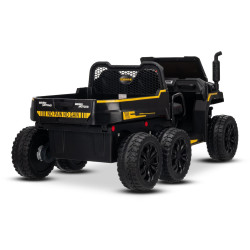 Farmárske elektrické autíčko RIDER 6X6 24V s pohonom štyroch kolies 4X 200W,  Dvojmiestne
