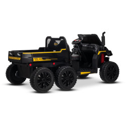 Farmárske elektrické autíčko RIDER 6X6 24V s pohonom štyroch kolies 4X 200W,  Dvojmiestne
