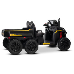 Farmárske elektrické autíčko RIDER 6X6 24V s pohonom štyroch kolies 4X 200W,  Dvojmiestne