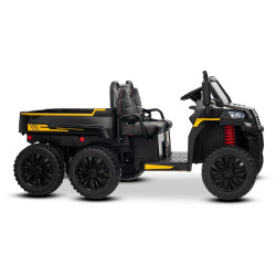 Farmárske elektrické autíčko RIDER 6X6 24V s pohonom štyroch kolies 4X 200W,  Dvojmiestne
