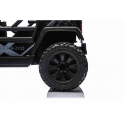 Elektrické autíčko OFFROAD NEW s pohonom zadných kolies,  biele