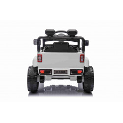 Elektrické autíčko OFFROAD NEW s pohonom zadných kolies,  biele